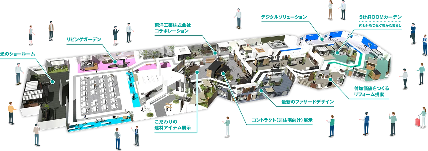 顧客価値と提案力を実現するコンセプトを会場で体験!
